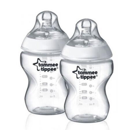 Tommee Tippee, Closer to Nature, 260 ml bottle, 2 pieces