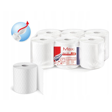 Almusso Maxi, Papierhandtücher, 6 Rollen