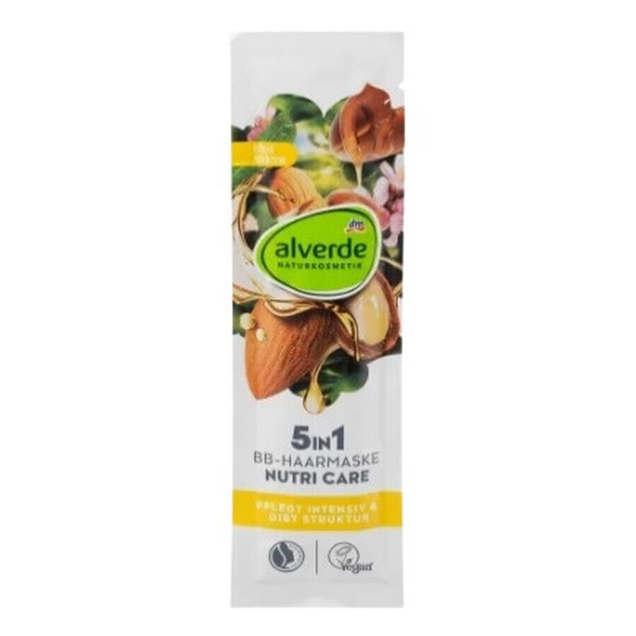 Alverde, Nutri-Care BB 5in1, Wax mask, argan, 20ml