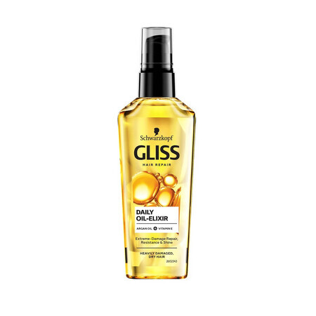 Schwarzkopf Gliss Daily Oil-Elixir Elisir di cera, 75ml