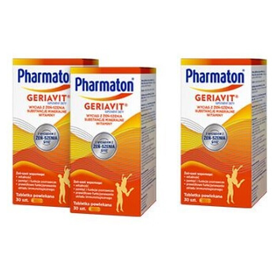 Pharmaton Geriavit, 3 x 30 Tabletten