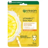 Garnier Skin Naturals Feuchtigkeitsspendende Tuchmaske mit Vitamin C, 28g