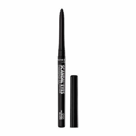 Rimmel Scandaleyes Exaggerate Delineador de ojos resistente al agua 001 Negro intenso, 0,35 g