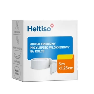 Heltiso, Adeziv nețesut 5m x 1.25cm - Pe termen lung!