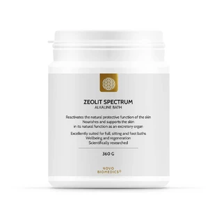 Zeolith Spectrum basisches Badesalz, 360 g, Novo Biomedics