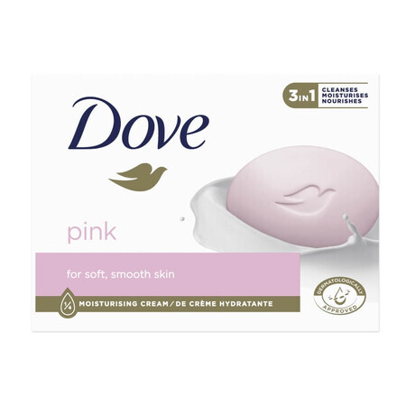 Dove, săpun în baton, roz, 90g