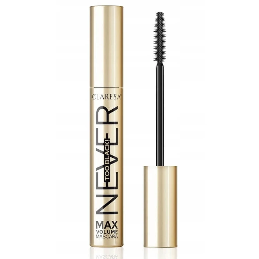 Claresa Mascara Never Too Black, 10 g