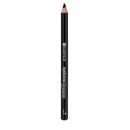 Essence, Eyebrow designer, lápiz de cejas tono negro 01, 1g