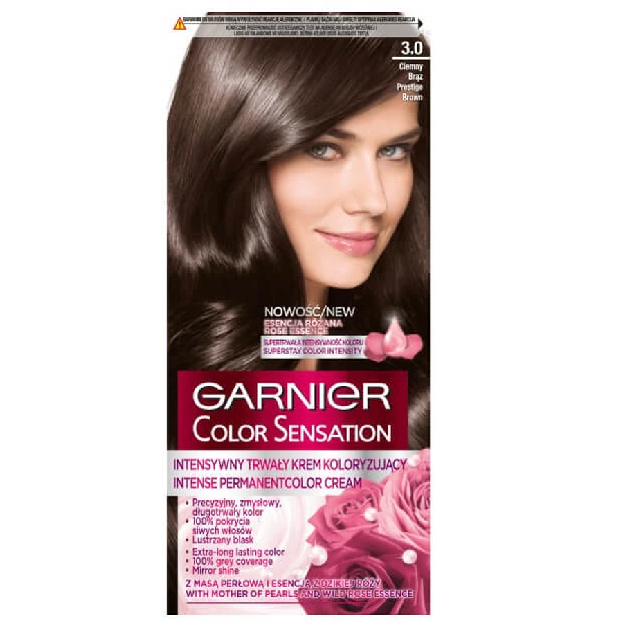 Garnier Color Sensation Hair Colour Cream 3.0 Prestige Dark Birch
