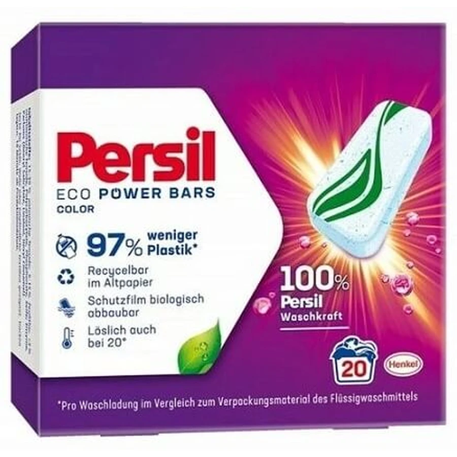 Persil, Eco Power Bars, Tablete de spălat, 20 buc
