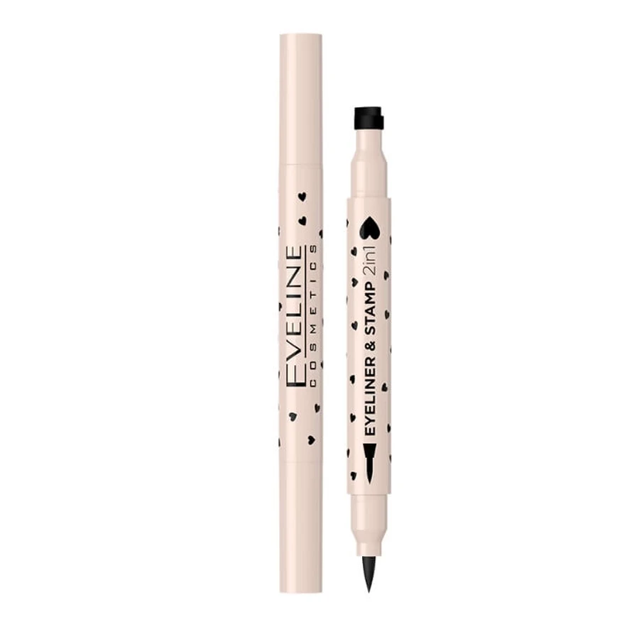 Eveline Cosmetics, Eyeliner mit Stempel 2in1 Nr. 1, Herz