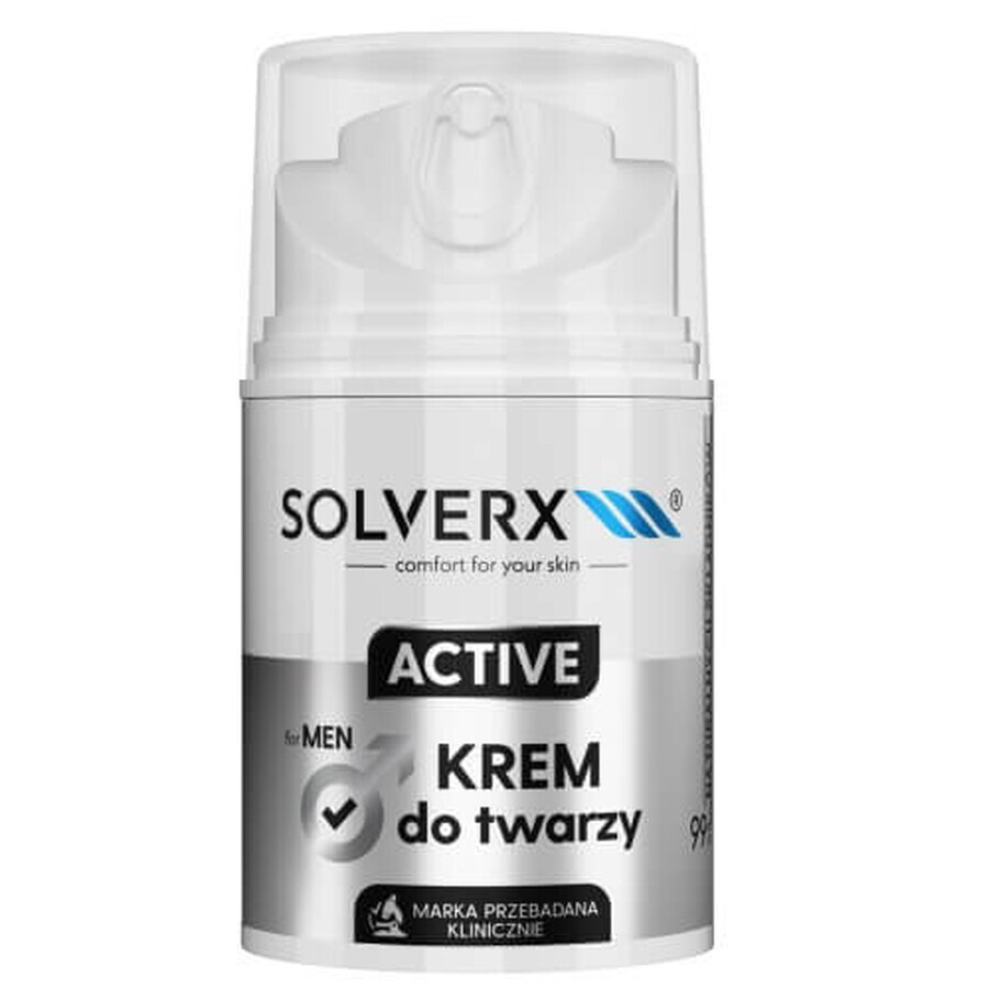 Solverx Active Gesichtscreme für Männer 50ml