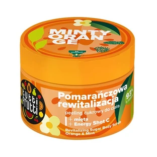 Farmona Tutti Frutti Gommage corporel revitalisant au sucre Pomaracza i Mita + Energy Shot C, 300g