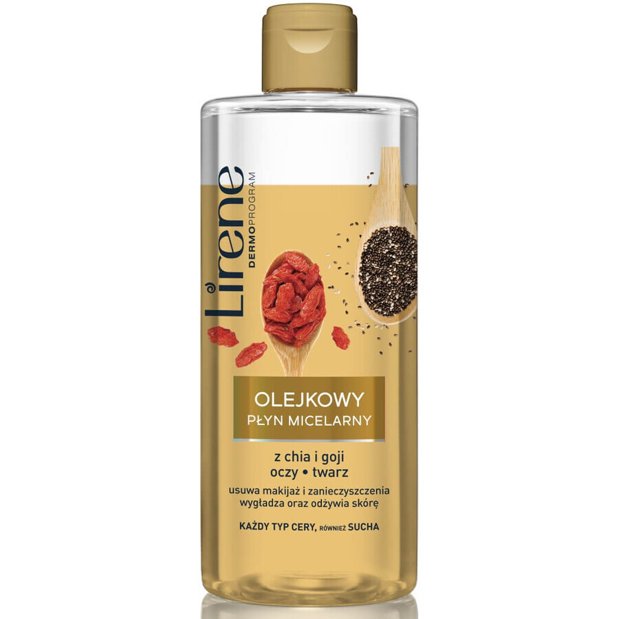 Lirene Kojcy mizellare Lotion mit Chia- und Goji-Öl 400 ml