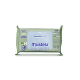 Mustela, Toallitas de limpieza compostables, 60 unidades