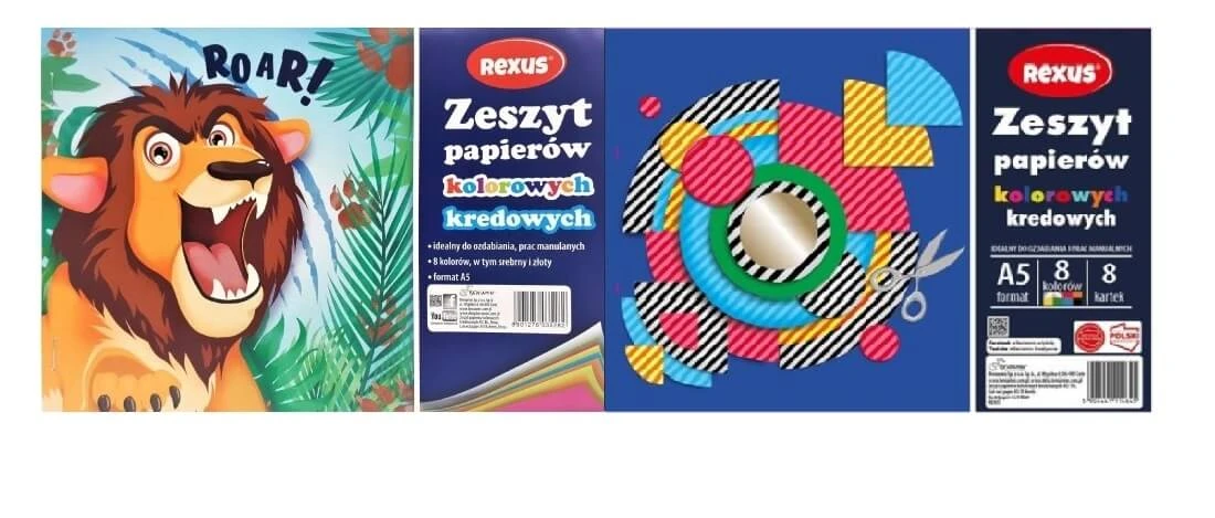 A5-Ausschnitt, 8 Farben