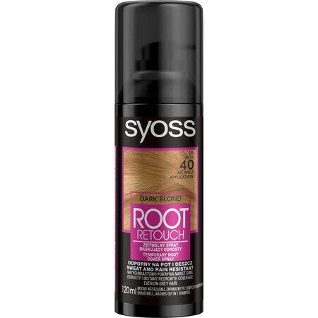 Syoss Root Retouch Dunkelblond Verfärbungen Maskierungsspray 120ml