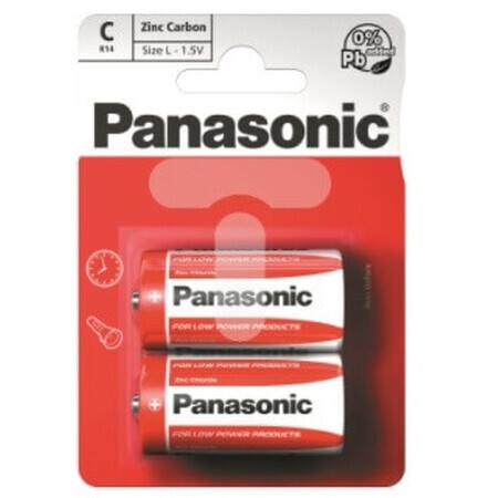 Panasonic, R14, Batterie, 2 Stück