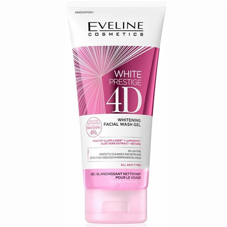 Eveline Cosmetics White Prestige 4D Whitening Face Wash, 200ml