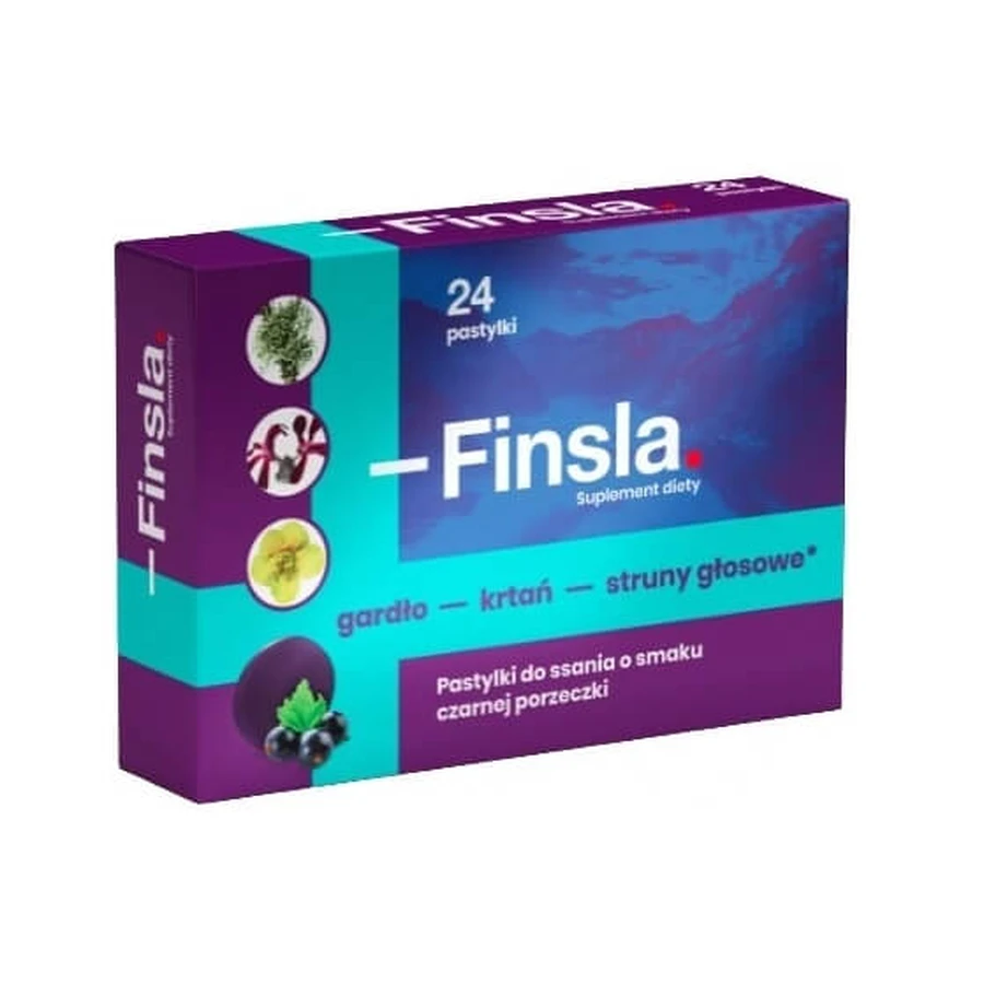 Finsla gusto ribes nero, 24 compresse