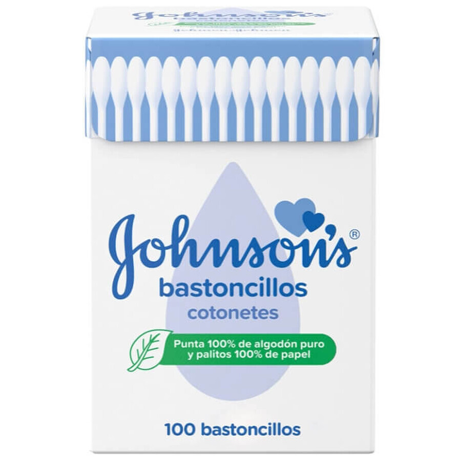 Johnson's, Bastoncillos cotton buds, Sticks, 100 pieces