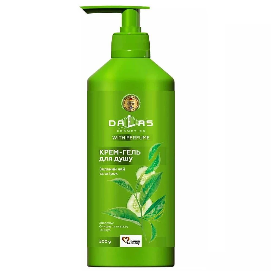 Gel douche Dalas concombre et thé vert, 500g