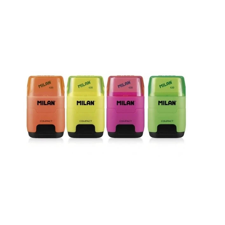 Milan, Temperówka z gumką compact fluo: ceny i cechy
