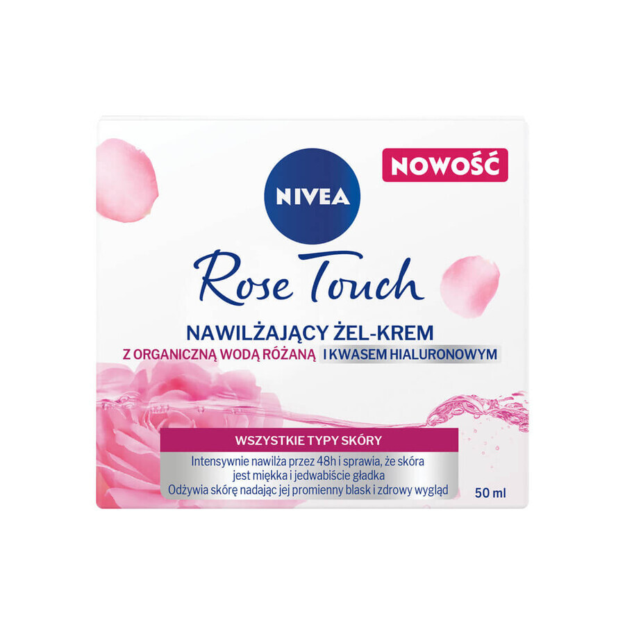 Nivea Rose Touch el- organische rozenwater en hyaluronzuur crème, 50ml