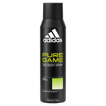 Adidas Pure Game Deodorante, 150 ml