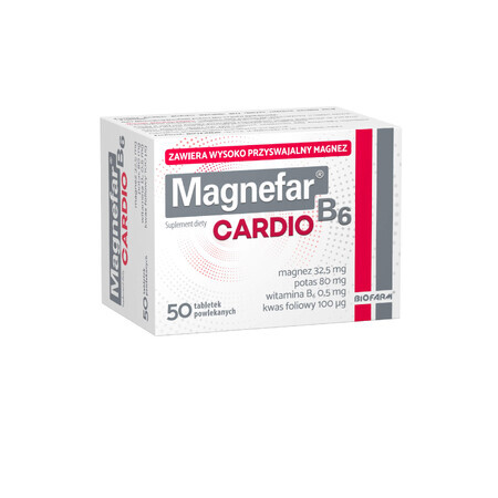 Magnefar B6 Cardio 50 Tabletten