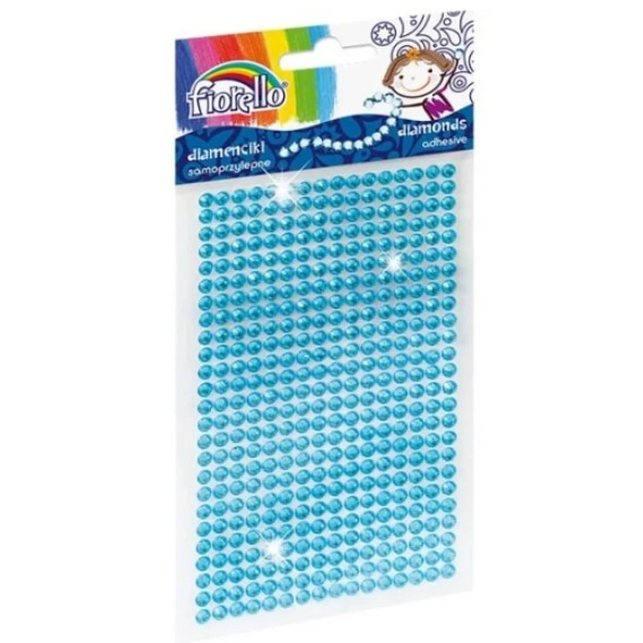 Diamantes azules autoadhesivos GR-DS039-2
