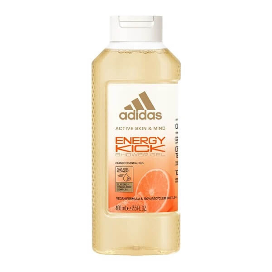 Adidas Active Skin amp ; Mind Energy Kick Gel douche pour femmes, 400ml