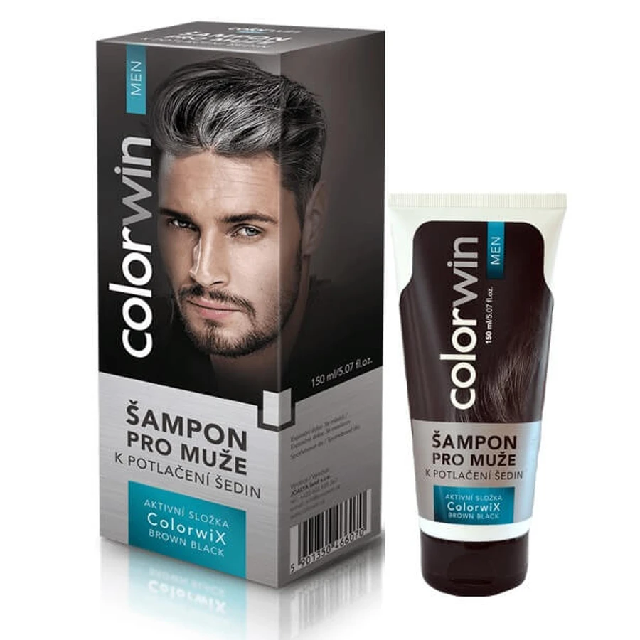Colorwin Szampon redukujący siwiznę dla mężczyzn, 150ml: ceny i cechy