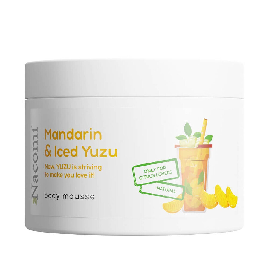 Nacomi Mousse de corp parfumată cu mandarină și yuzu, 180ml