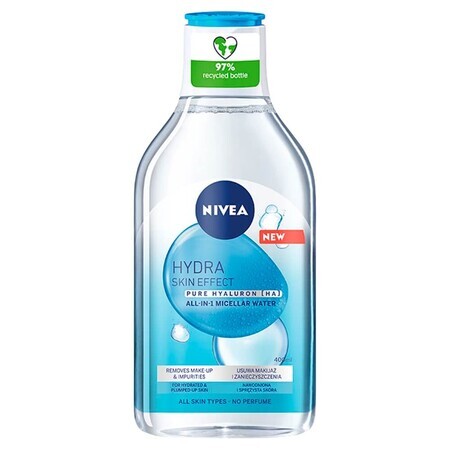 Nivea Hydra Skin Effect Micellar Face Wash, 400ml