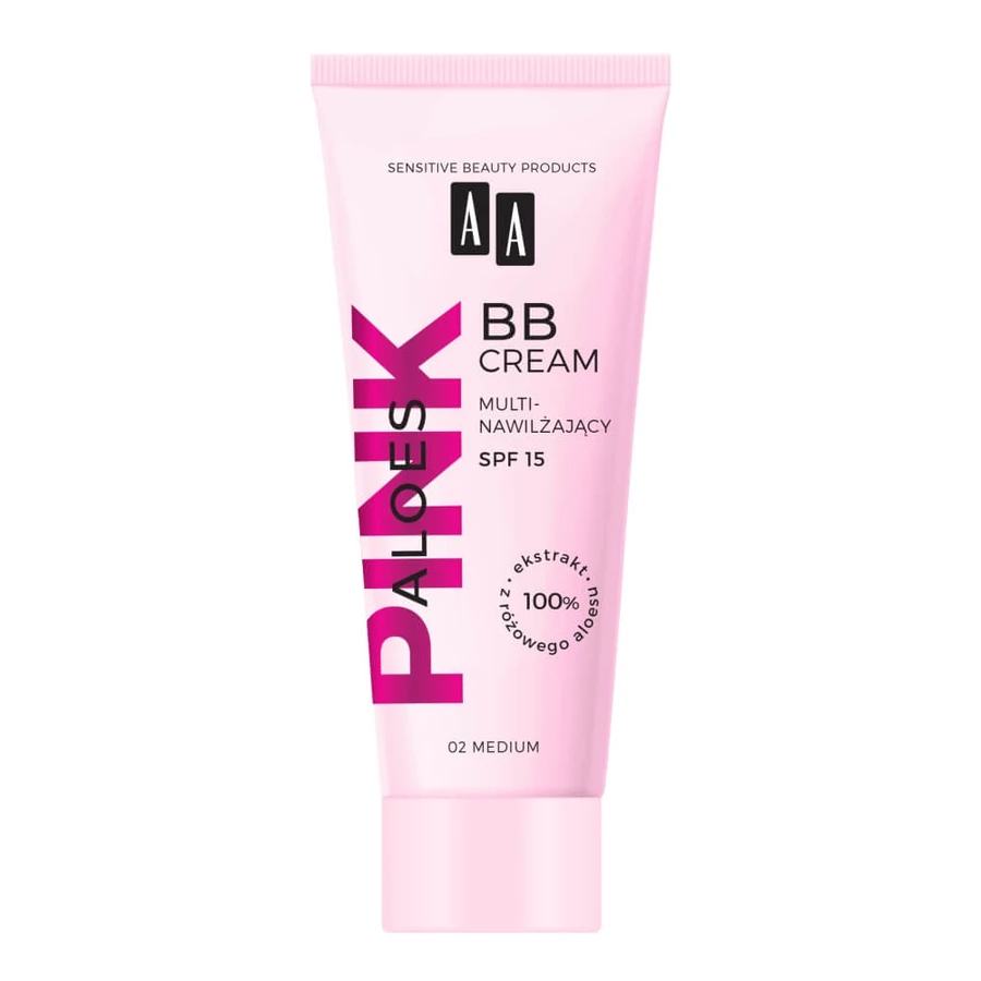 AA Aloe Pink Crema BB Multihidratante 02 Mediana, 30ml