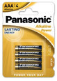 Panasonic, LR3, Batterie, 4 St&#252;ck