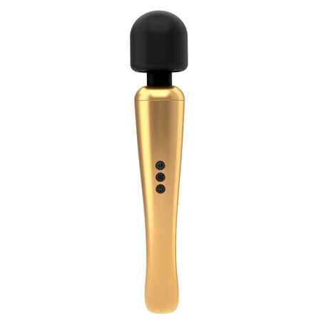 Marc Dorcel Megawand Megawand Masaer met siliconen vibrerende poep vibrators Goud