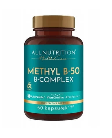 Allnutrition Gesundheit & Pflege Methyl B-50 B-Komplex, 60 Kapseln