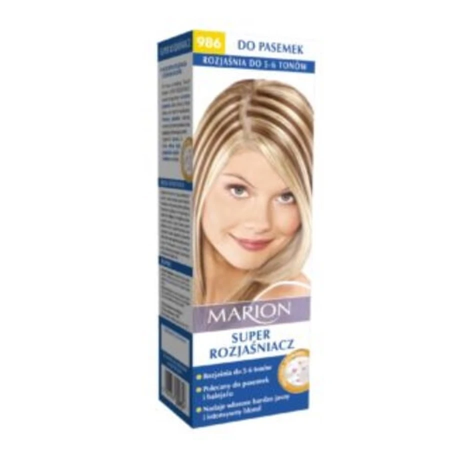 Marion 986 Super înălbitor pentru reflexii Lapte activator 2x30ml + Activator 15g