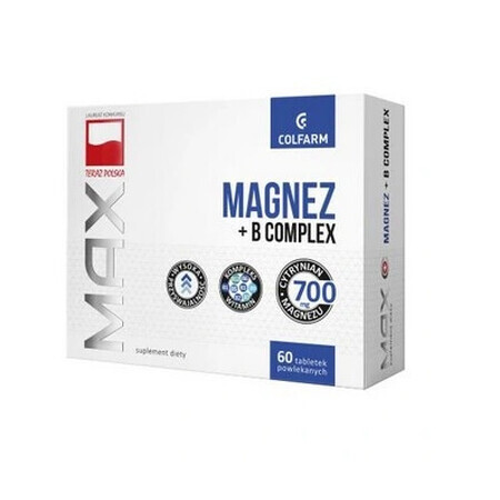 Magnesium + B-Komplex, 60 Tabletten