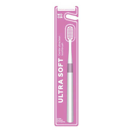 Woom Ultra Soft Ultraclean Deep Cleaning Toothbrush Pink