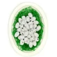 Jajka styropianowe biae nakrapiane 2,5cm, 36 sztuk