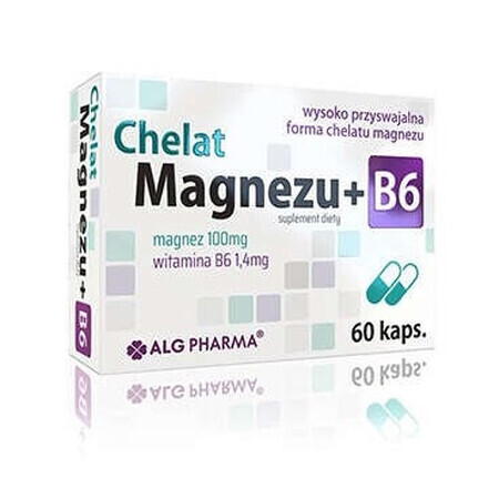 Magnesiumchelat + B6, 60 Kapseln