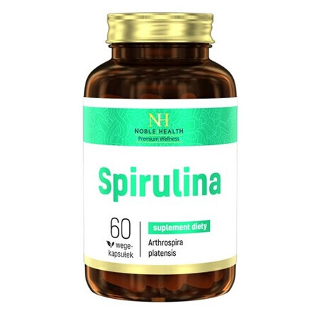 Noble Health, Spirulina, 60 Kapseln