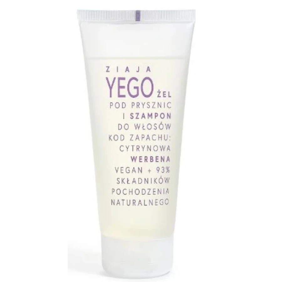 Ziaja Yego, shower gel and shampoo for wos Lemon Verbena, Lemon Verbena, 200 ml - Long-term use!