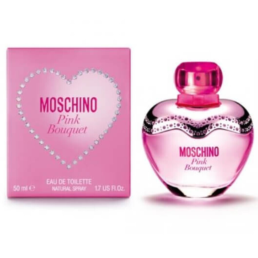 Eau de toilette Moschino Pink Bouquet, 50ml