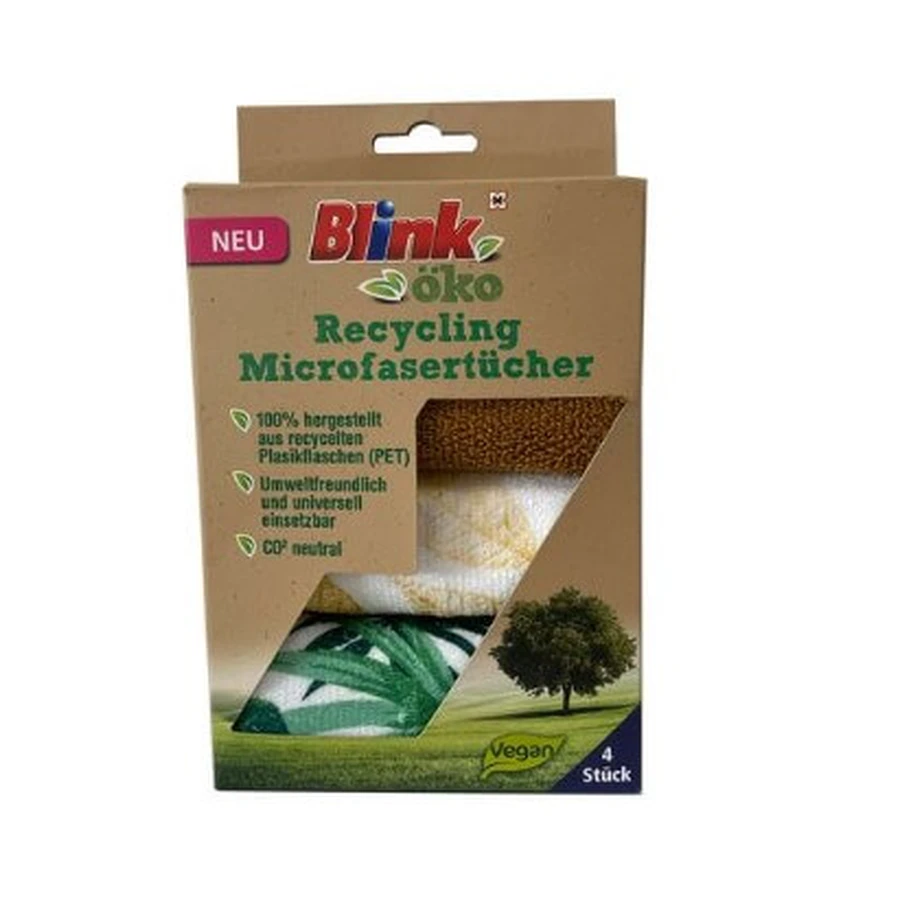 Blink, Eco, panni in microfibra, 4 pezzi