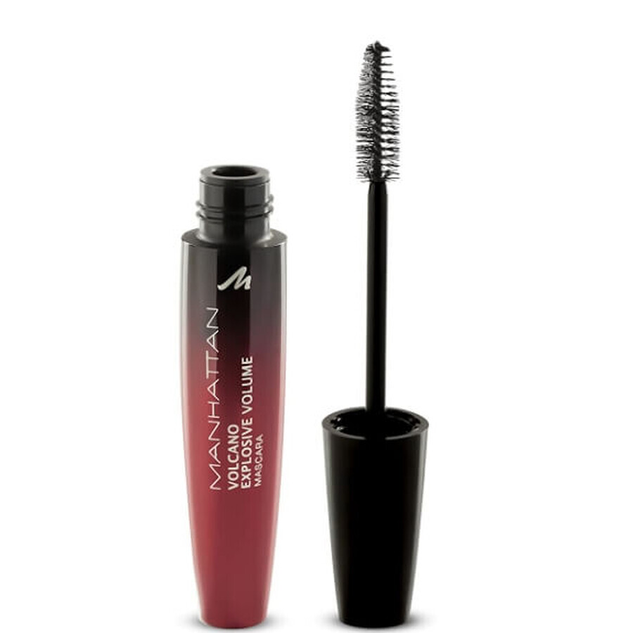 Manhattan, Volcano Mascara, Mascara pour cils, couleur noir 1010N, 10ml