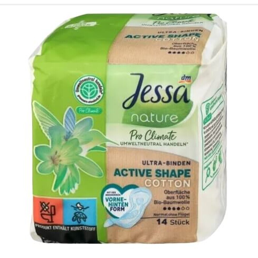 Jessa, Ultra Binden Nature, Pampers, 14 piezas